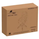 Офісне крісло Malatec 26195 з підніжкою, чорне - Зображення 2