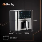 Аерофритюрниця Ruhhy 25512 8 л 1800 Вт з антипригарним покриттям - Зображення 14