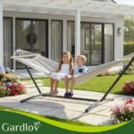 Гамак Gardlov 200x150 см на сталевому стелажі, до 250 кг - Зображення 20