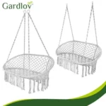 Подвійна гойдалка «лелече гніздо» Gardlov сіра 133×81 см - Зображення 6