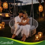 Подвійна гойдалка «лелече гніздо» Gardlov сіра 133×81 см - Зображення 8