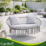 Подвійна гойдалка «лелече гніздо» Gardlov сіра 133×81 см - Зображення 9