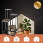 Підлогова стійка для квітів Ruhhy 25997 4-рівневий, 69 см, loft - Зображення 11