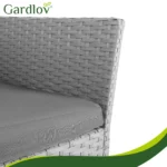 Комплект садових меблів Gardlov 26910 з техноротангу сірий - Зображення 16