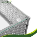 Комплект садових меблів Gardlov 26910 з техноротангу сірий - Зображення 18