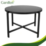 Комплект меблів для балкона Gardlov 4 елементи чорний - Зображення 7