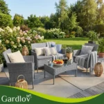 Садові меблі Gardlov 26907 ротанг антрацит 95×53×29 см - Зображення 10