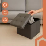 Пуф складаний Ruhhy 25780 сірий 39 л зі сховком - Зображення 14