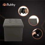 Пуф складаний Ruhhy 25780 сірий 39 л зі сховком - Зображення 16