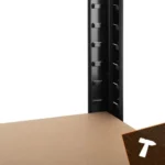 Стелаж складський Bigstren чорний 150×75×30 см - Зображення 14
