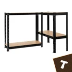 Стелаж складський Bigstren чорний 150×75×30 см - Зображення 15
