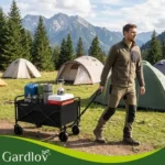 Складаний садовий візок Gardlov 90 л до 100 кг 4 колеса - Зображення 3