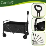 Складаний садовий візок Gardlov 90 л до 100 кг 4 колеса - Зображення 16