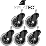 Колеса для офісного крісла Malatec 22077 – 5 шт. - Зображення 2