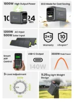 Зарядна станція Fossibot F1800 1800W / 1920Wh LiFePO4 - Зображення 5