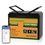 Літій-залізо-фосфатний ECO-WORTHY 12.8V 100Ah LiFePO4