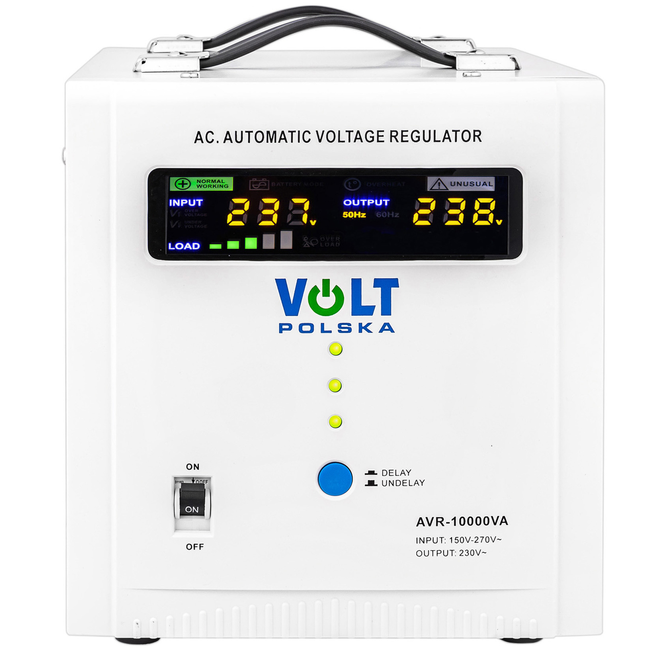 6982303894_w640_h640_6982303894 Стабілізатор напруги VOLT POLSKA AVR 10000 Вт - Зображення 1