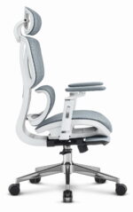 Офісне крісло Hell's Chair HC-1044 Grey White. MESH Premium - Зображення 3