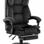Офісне крісло Hell's Chair HC-1031 Black велюрове