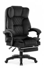 Офісне крісло Hell's Chair HC-1031 Black велюрове