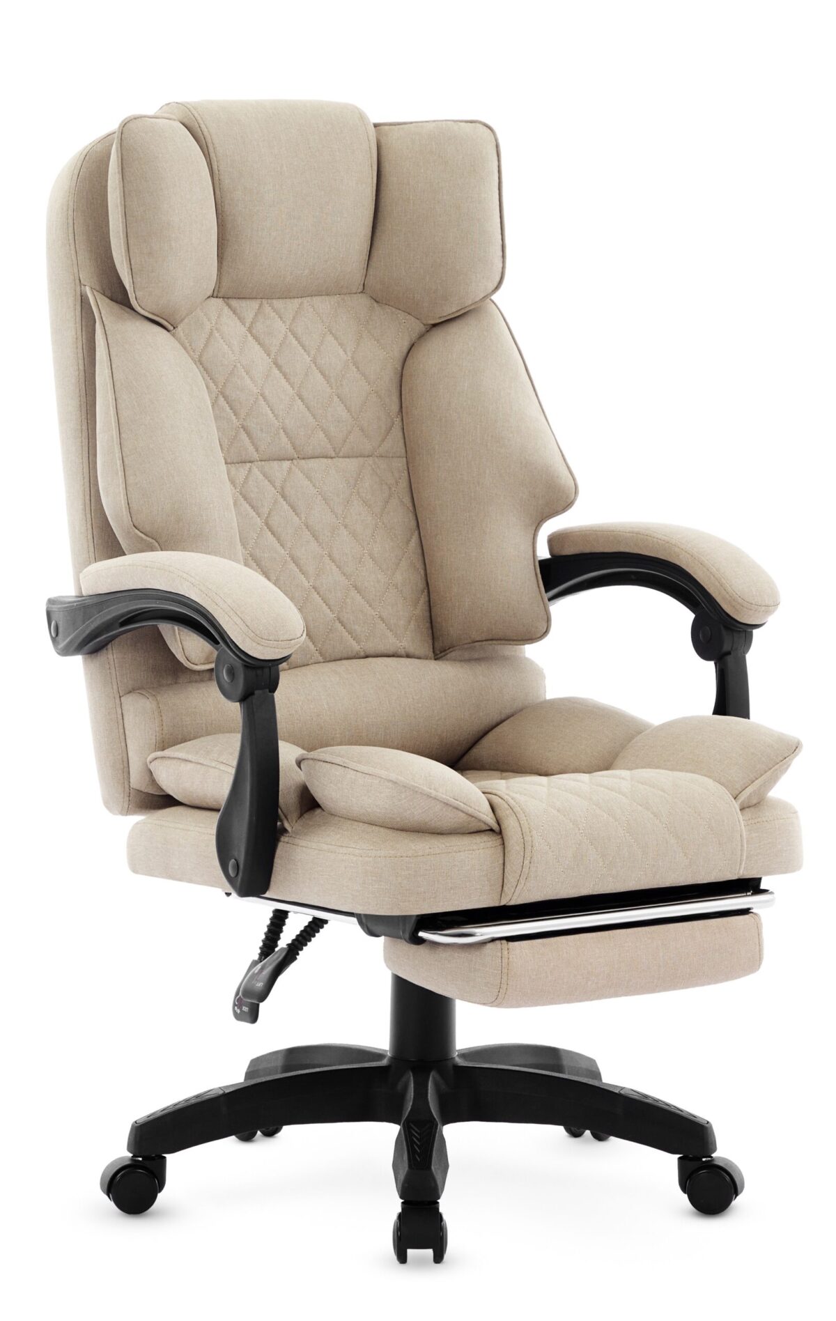 Офісне крісло Hell's Chair HC-1031 Massage Edition Beige - Зображення 4
