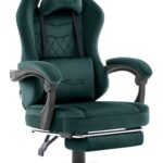 Геймерське крісло Hell's Chair HC-1015 Green велюр