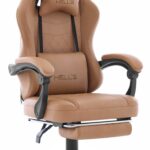 Геймерське крісло Hell's Chair HC-1015 Light Brown екошкіра