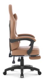 Геймерське крісло Hell's Chair HC-1015 Light Brown екошкіра - Зображення 4