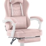 Геймерське крісло Hell's Chair HC-1015 Pink рожевий велюр