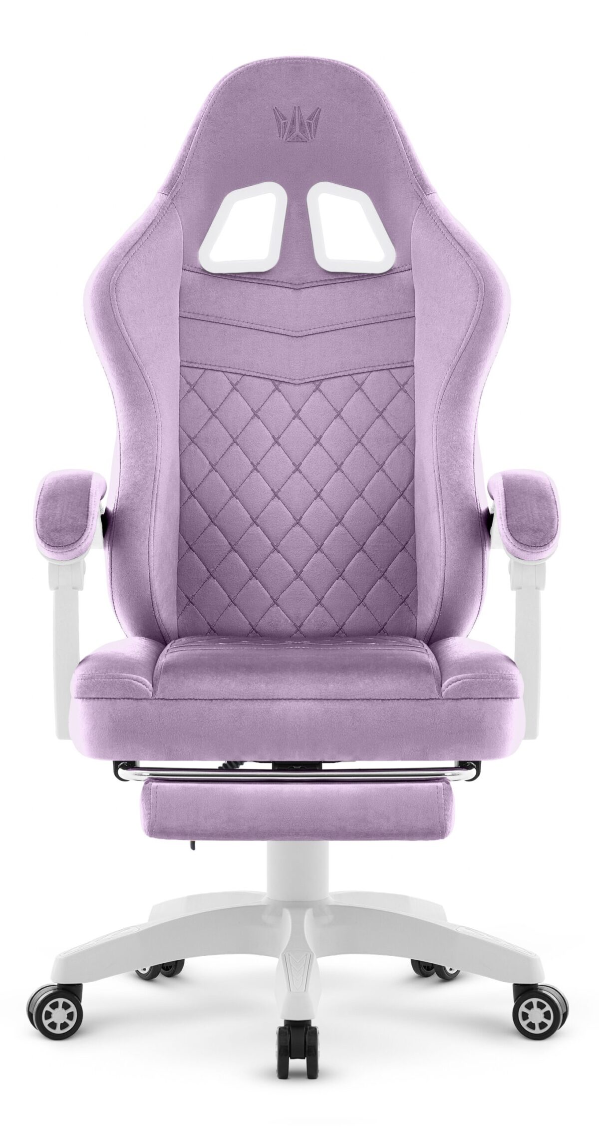Геймерське крісло Hell's Chair HC-1015 Purple велюр - Зображення 2