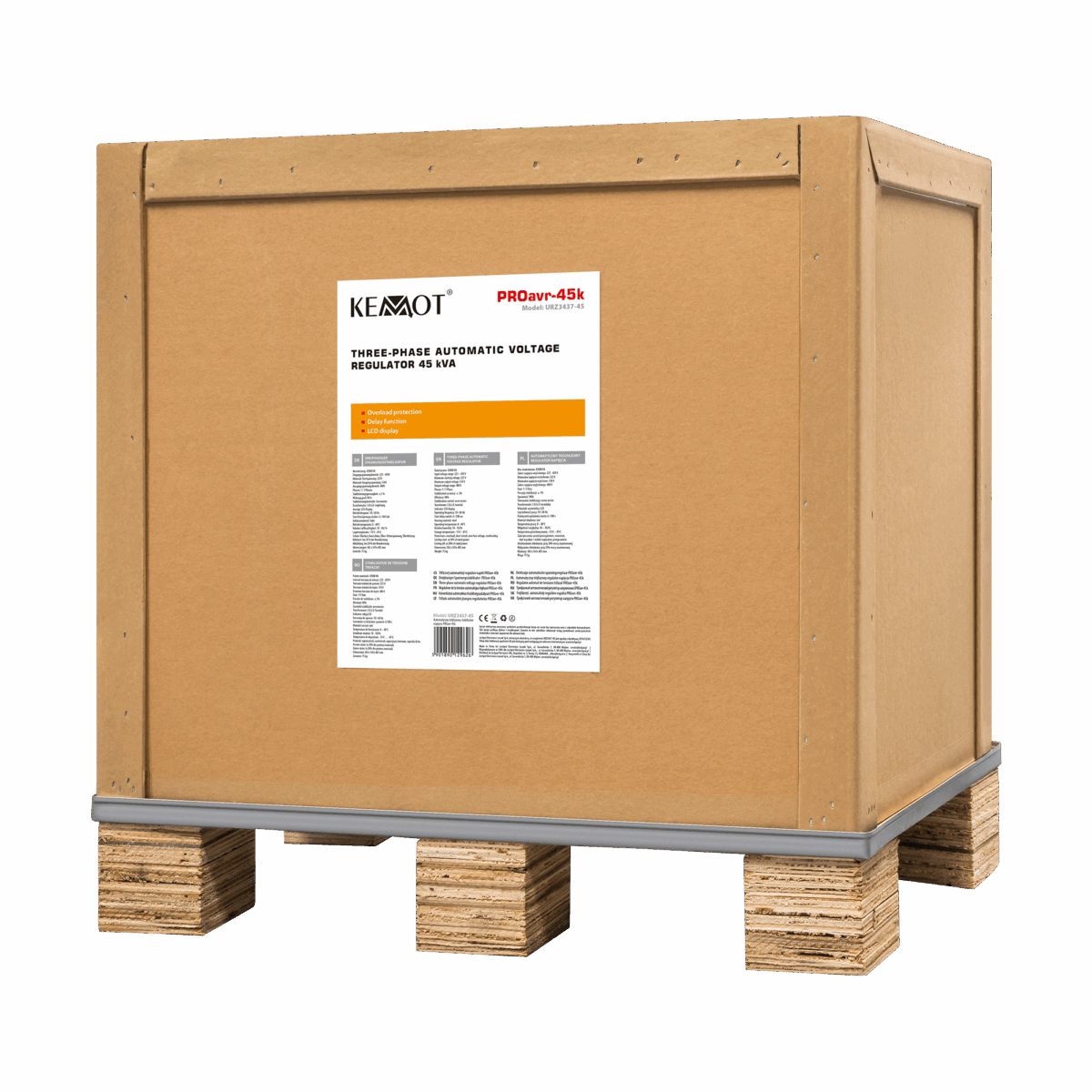 Трифазний стабілізатор напруги KEMOT PROavr-45K 45 кВА - Зображення 6