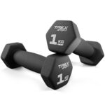 Фітнес-гантелі Trex Sport TX-010VD 2×1 кг. чавунні - Зображення 3