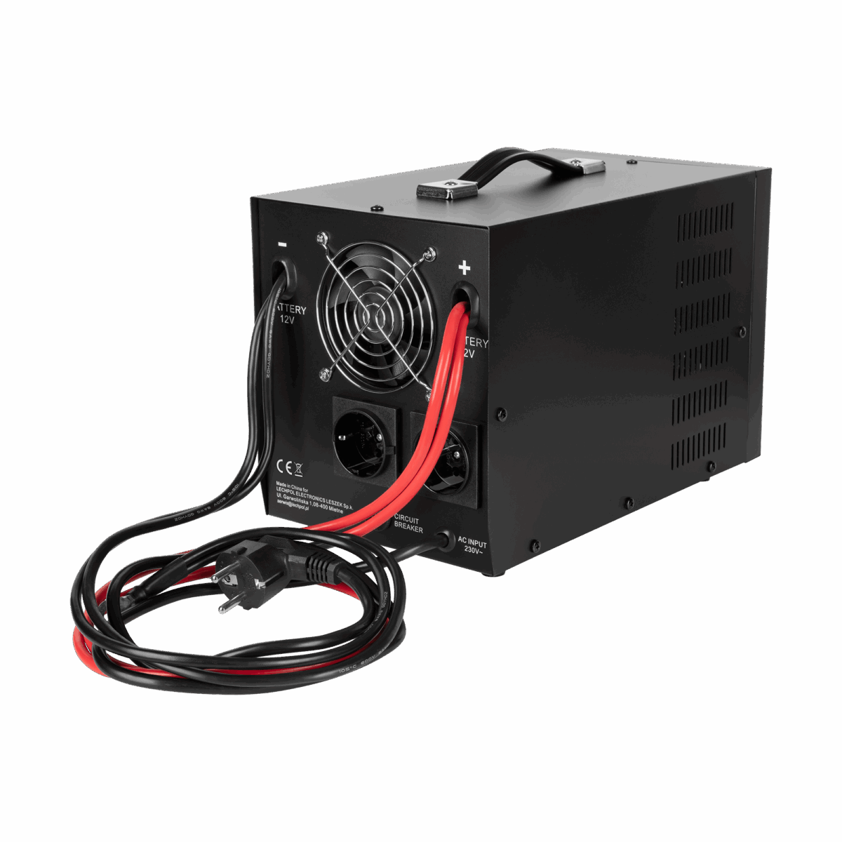 Аварійний блок живлення Rebel RB-4030 12V/230V 1200W - Зображення 2