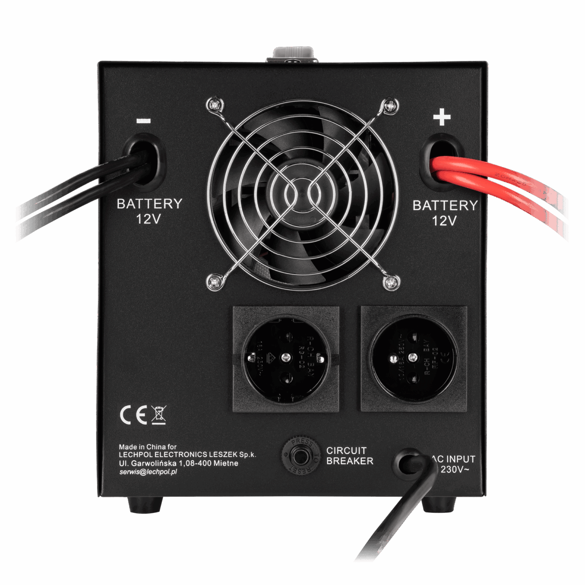 Аварійний блок живлення Rebel RB-4030 12V/230V 1200W - Зображення 3