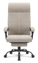Офісне крісло Hell's Chair HC-1030 Beige тканина - Зображення 2