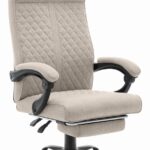 Офісне крісло Hell's Chair HC-1030 Beige тканина