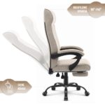 Офісне крісло Hell's Chair HC-1030 Beige тканина - Зображення 6