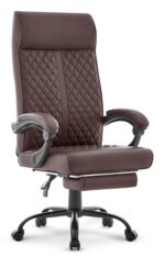 Офісне крісло Hell's Chair HC-1030 Brown екошкіра