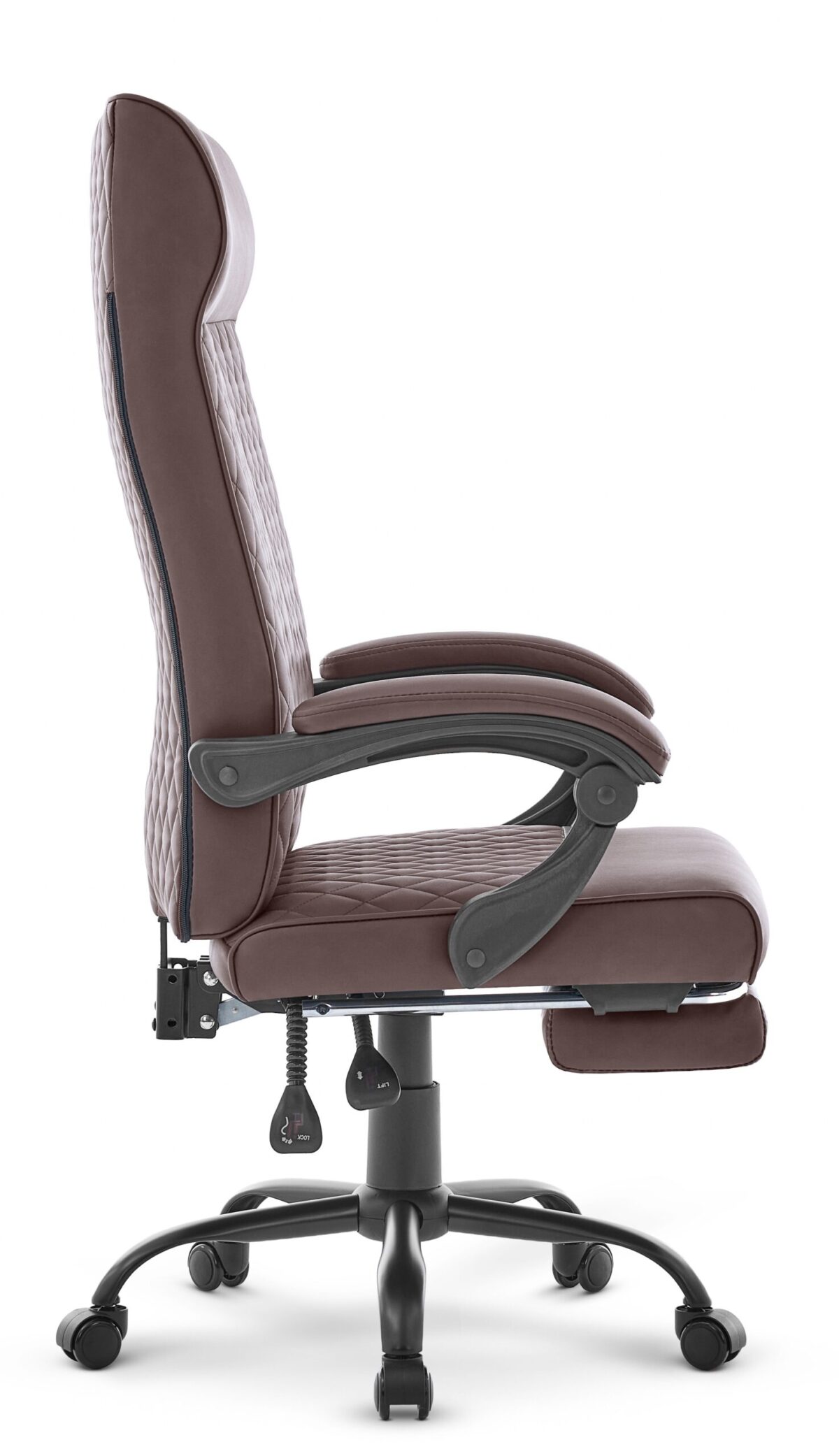 Офісне крісло Hell's Chair HC-1030 Brown екошкіра - Зображення 4