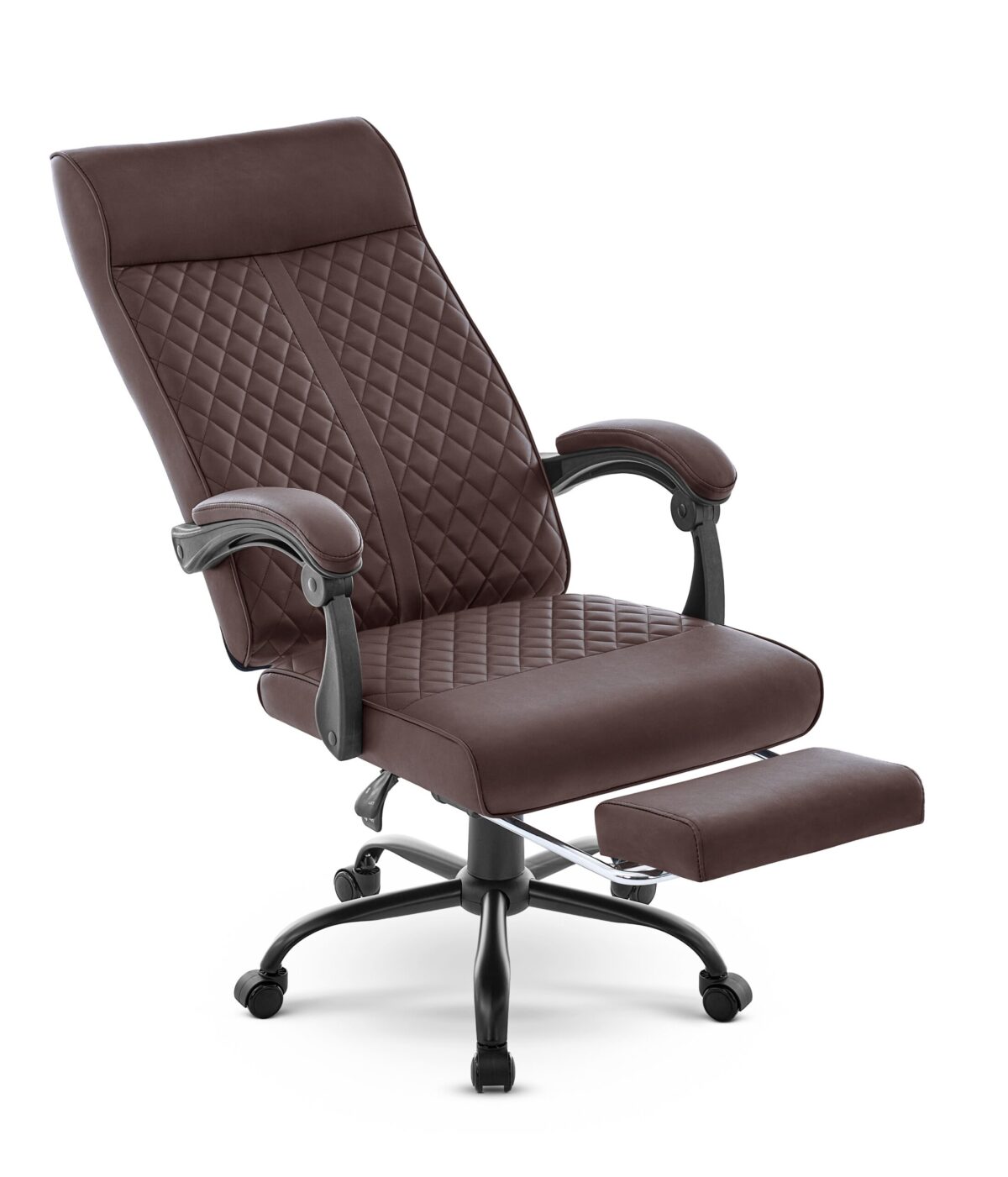 Офісне крісло Hell's Chair HC-1030 Brown екошкіра - Зображення 5