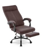 Офісне крісло Hell's Chair HC-1030 Brown екошкіра - Зображення 5