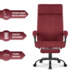 Офісне крісло Hell's Chair HC-1030 Burgundy тканина - Зображення 6