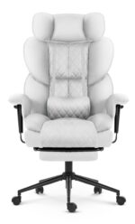 Офісне крісло Hell's Chair HC-1037 White екошкіра - Зображення 2