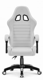 Ігрове крісло Hell's Chair HC-1003 2.0 White, біла екошкіра - Зображення 4