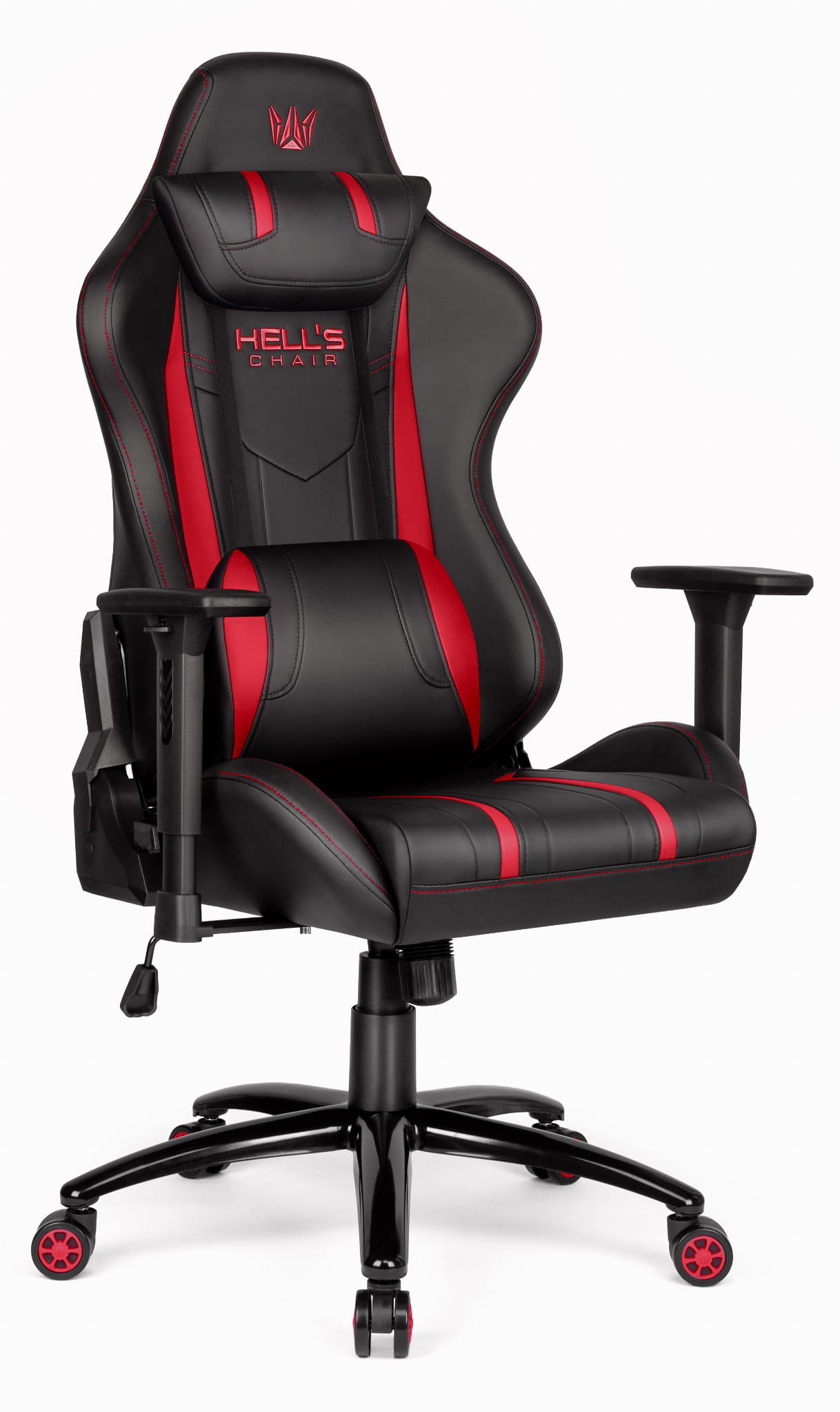 Fotel-gamingowy-Hells-Chair-HC-1013-Black-Red-Czarny-Czerwony Геймерське крісло Hell's Chair HC-1013 чорно-червоного кольору - Зображення 1