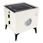 Тумбочка IKONKA KX2635 з замком та зарядкою ecru - Зображення 4