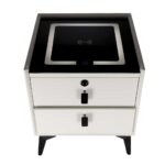 Тумбочка IKONKA KX2635 з замком та зарядкою ecru - Зображення 8