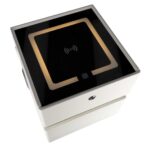Smart тумбочка IKONKA KX2634 ECRU з бездротовою зарядкою - Зображення 6