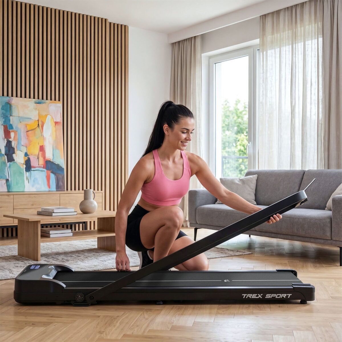 Складана електрична бігова доріжка TREX SPORT ROVIO TX-350WP - Зображення 5