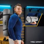 Килимок для фітнесу TREX SPORT NBR 1 см 180x60 см сірий - Зображення 5
